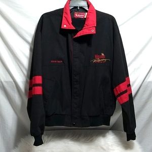 (BX39) Winston Racing Team Kevin Ellis Swingster Zip/Button Up Vtg Jacket